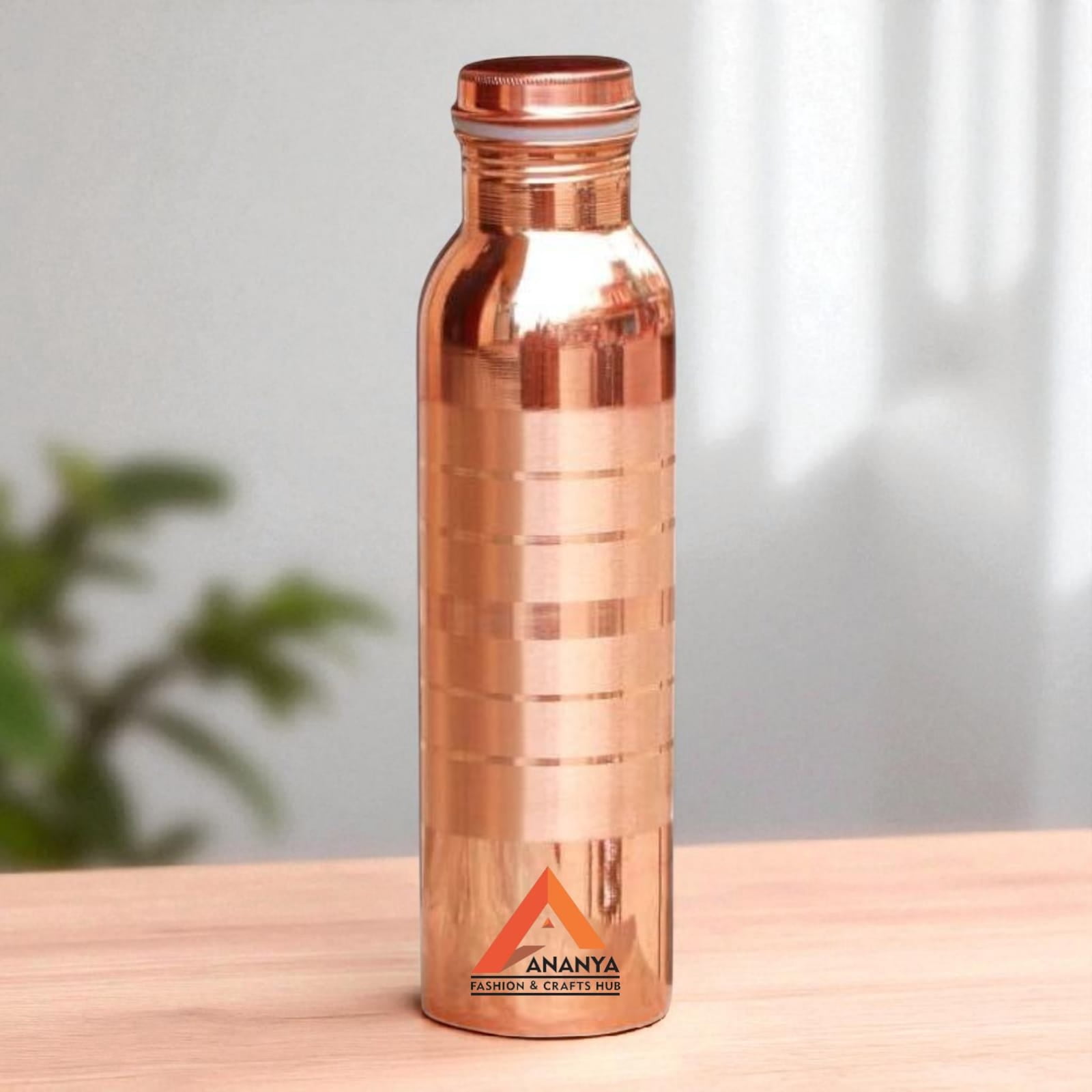 Pure Copper 1500 ml Handmade Water Pitcher Jug with Tumbler 300 ml & Bottle 950 ml for Health Benefits