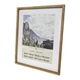 thumbnail image 6 of Studio Decor Home Natural Walnut Stain Wood Frame with Mat – Rustic Wall Photo Frame - White Mat - Warm Brown Finish - 24" x 30" / 18" x 24" Display - 1 Pack, 6 of 6