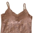 thumbnail image 4 of ClodeEU Women's Lace Trimmed Spaghetti Strap Tank Top with Built in Pads,Versatile Camisole for Layering or Outerwear Khaki,Womens Plus M, 4 of 5