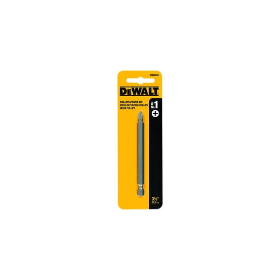 DeWalt Screwdriver Bits, Tip Size Symbol #1, 3 1/2", Pack of 5 (115-DW2031)