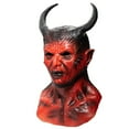 thumbnail image 6 of Scary Latex Realistic for Adults with Horns - Prank for Halloween and Parties, 6 of 8