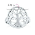 thumbnail image 4 of Bling Jewelry Womens Large Open Round Family Tree of Life Ring  Sterling Silver Statement, 4 of 5