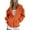 Orange, variant on PRETTYGARDEN Women's Zip Up Y2K Hoodies Casual Long Sleeve Track Jackets with Pockets