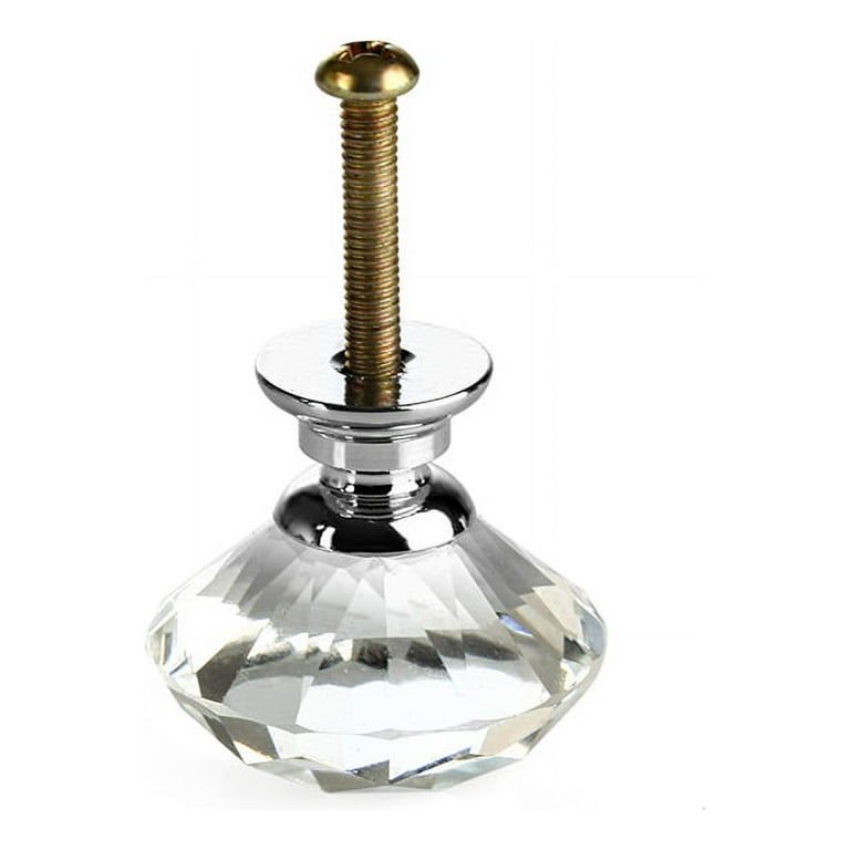25 pcs Crystal Glass Knobs Cabinet Drawer Pulls 30 mm Diamond Shape for Kitchen Bathroom Dresser and Cupboard 25 pcs Crystal Glass Knobs Cabinet Drawer Pulls 30 mm Diamond Shape for Kitchen Bathroom Dresser and Cupboard