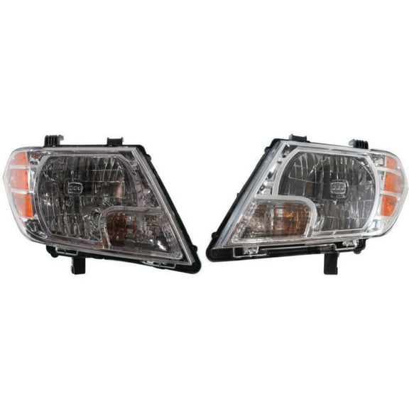 CarLights360: For 2009-2018 Nissan Frontier Headlight Assembly Driver and Passenger Side DOT Certified w/Bulbs-Replaces NI2502188 NI2502188