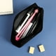 thumbnail image 5 of Bolsa de almacenamiento de papelería de tela Oxford duradera,estuche para lápices,organizador portátil para útiles escolares y de oficina, 5 of 6