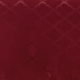 thumbnail image 5 of THD Monie Burgundy Square Napkins, Elegant Jacquard Fabric Dining Napkins, Advanced Water Resistance, Geometric Lattice Pattern - Burgundy (Set of 4, 20 x 20 inch), 5 of 5