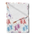 thumbnail image 2 of Floral Soft Flannel Fleece Throw Blanket, Rose Petals Romantic Blossoming Nature in Digital Style Pattern Display, Cozy Plush for Indoor and Outdoor Use, 50" x 70", Multicolor, by Ambesonne, 2 of 5