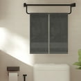 thumbnail image 2 of Unique Bargains Cotton Hand Towels Highly Absorbent Multi-Purpose Towel Dark Brown 2pk, 2 of 8