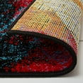 thumbnail image 6 of Multi-Color Modern 2x3 Area Rug Abstract Swirls Carpet - Actual 5'2" x 7'2", 6 of 8