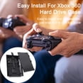 thumbnail image 3 of Carcasa de disco duro compatible con consola Xbox 360 Slim, carcasa protectora de repuesto, 3 of 8