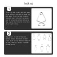 thumbnail image 4 of 10 Pieces Ceiling Tile Hooks Stainless Steel Easy installtion Simple Design without Deformation Hanging Sign Home Organization Fish-shaped F3, 4 of 6