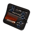thumbnail image 4 of Kit de tijeras para cuidado de mascotas, tijeras de peluquería caninas portátiles seguras de acero inoxidable, juego de peine, 4 of 12