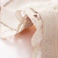 thumbnail image 3 of Ovbmpzd Push Up Womens Everyday Bras Beige Lace Supportive No Underwire Bras,42, 3 of 4
