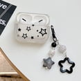 thumbnail image 3 of Star Pearl Shell Glossy Case For Airpods 1 2 3 Bluetooth Earphone Protective Case with Keyring For AirPods Pro 2 Soft Cover pink For AirPods Pro, 3 of 6