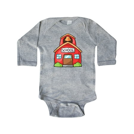 

Inktastic Cute School House Gift Baby Boy or Baby Girl Long Sleeve Bodysuit