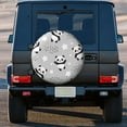 thumbnail image 3 of Kdxio PandasBetween Clouds and Stars for Tire Cover Wheel Protectors Tyre Covers Weatherproof Wheel Covers Universal Fit for Trailer Rv SUV Truck Camper Travel Trailers 17 inch, 3 of 8
