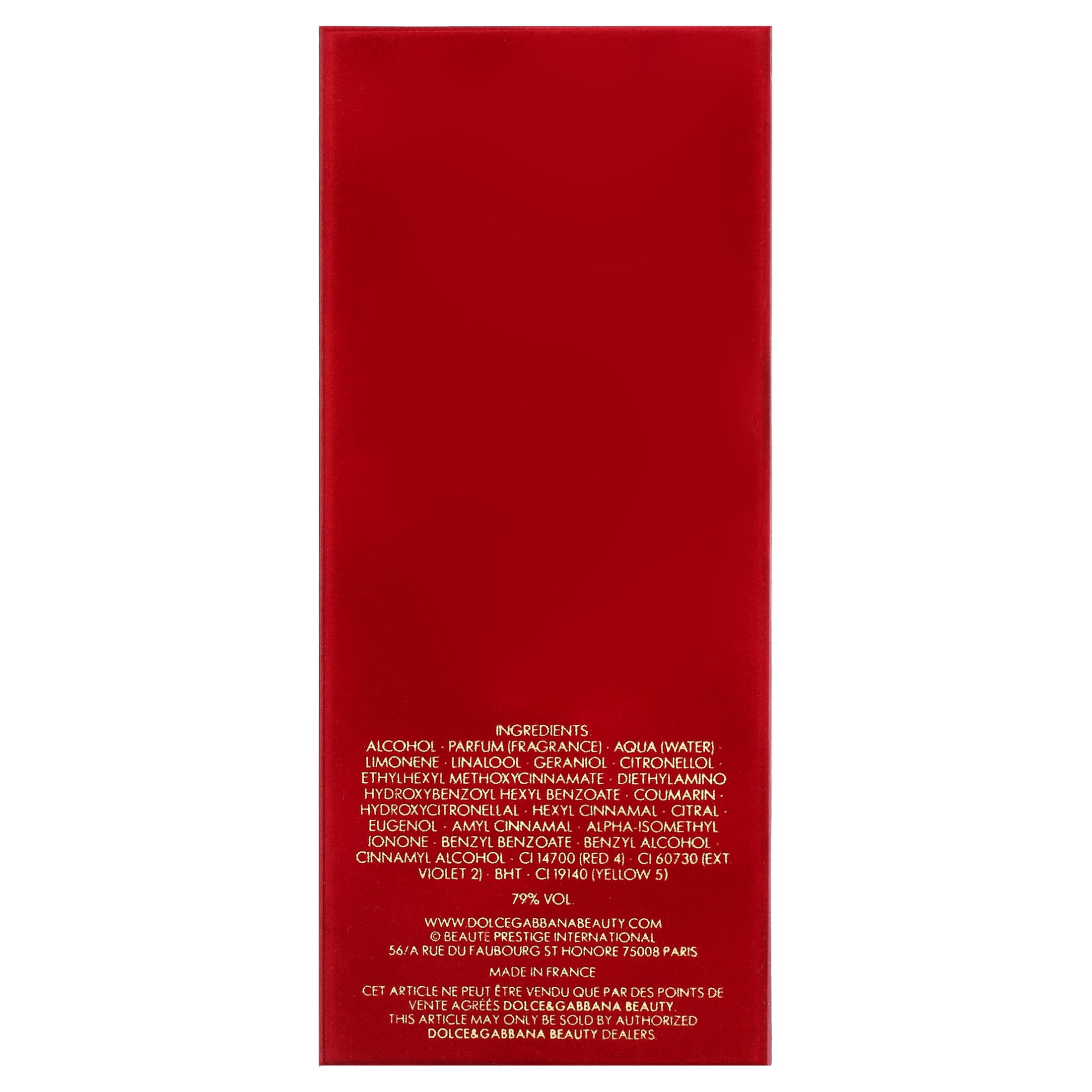 Dolce and gabbana 2025 red velvet box perfume