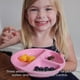 thumbnail image 3 of Platos de silicona para niños pequeños, platos divididos para bebés, no tóxicos, sin BPA, aptos para lavavajillas y microondas, platos de silicona antideslizantes e irrompibles para niños, 3 of 5