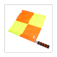 2X Soccer Referee Flags with Carrying Bag Football Judge Linesman