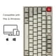 thumbnail image 2 of Teclado Keychron C2 Interruptor mecánico marrón con cable de tamaño completo, 2 of 8