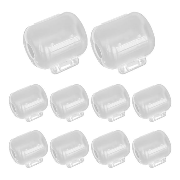 10Pcs Multiple Fish Hook Cover Simple Operation Wear-resistant Accessories Hook Protective Cover for Fishing Lovers