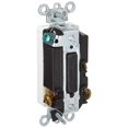 thumbnail image 4 of Leviton 202-05685-02W Interruptor Decora Plus Comercial Contacto Mantenido 1P Doble Tiro Centro Off 15A-120/277V, Alam Lateral y Post, Blanco, pack of/paquete de 1 Leviton NA, 4 of 5