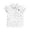 White, variant on GobdXE Girls Solid Color Puff Sleeve Polo Shirt Lace Trim & Star Embroidered Top Color:Pink,Size:4-5 Years