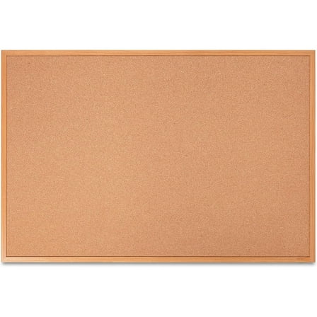 Cork Board, 24”x36”, Bulletin Board, Cork Bulletin Board, Framed Cork Board, Corkboards for Wall, Back to School Supplies