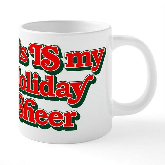 CafePress - Cup Of Cheer - 20 Oz White Ceramic Mega Mug
