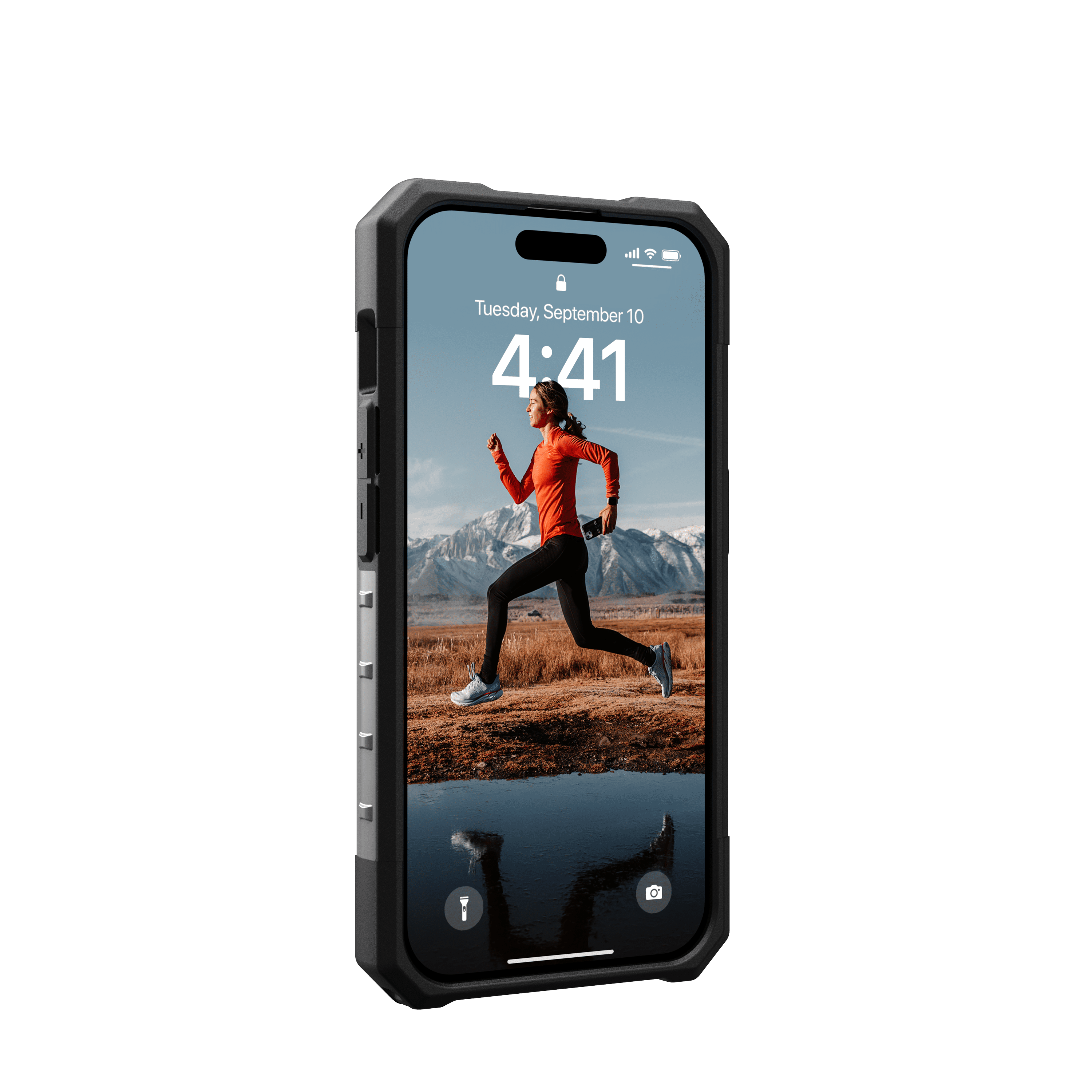 UAG iPhone 15 Pro Case 6.1" Plasma Ash Rugged Transparent Clear Military Grade Drop Tested Protective Cover by URBAN ARMOR GEAR