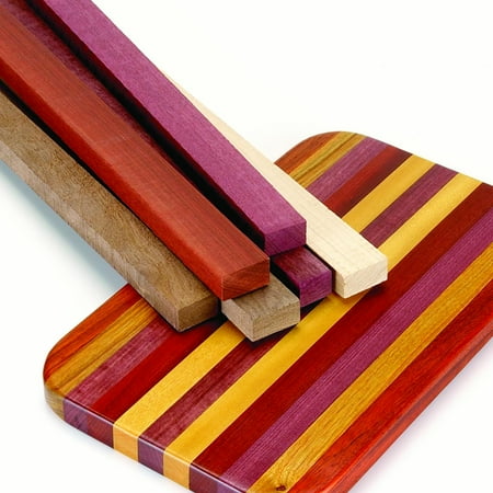 Mix Board - Mixed Hardwood Pack - 6 Pieces to Build Cutting Board
