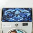 thumbnail image 5 of ZIATUBLES Washing Machine Top Dust Cover Washer and Dryer Top Protector Mat for Laundry Room Versatile Home Kitchen Decor Accessories, 24 x 19.7 Inch, Turtle Hibiscus Flower Love Heart, 5 of 7