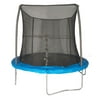 JumpKing 8 Foot Outdoor Trampoline and Safety Net Enclosure Combo, Blue | JK8VC1