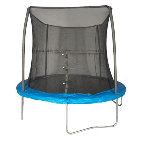JumpKing 8-Foot Trampoline, with Safety Net Enclosure, Blue