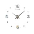 thumbnail image 1 of Modern Stick On Wall Clock Frameless Funky Wall Clock Free Punch Wall Sticker Clock, 1 of 8