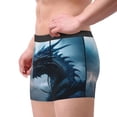 thumbnail image 2 of Balery Blue Thunder Storm Dragon Calzoncillos bóxer para hombre, ropa interior de algodón suave y transpirable con cinturilla de nailon-Large, 2 of 5