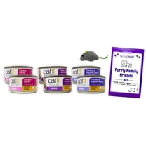 Catit Indoor Cat Food Cans - 3 Flavors - 2 Each: Chicken & Seafood, Chicken, Chicken Turkey Duck (3 oz) | MerlinsMart Zine   Cat Toy