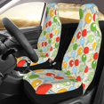 thumbnail image 2 of JUNZAN Colorful Ping Pong Rackets1 Print 2pcs Seat Covers,Universal Fit Sedans,Cars,Vans,SUV,Truck, 2 of 7
