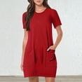 thumbnail image 2 of Vestido deportivo sin mangas para mujer, para tenis: bolsillos integrados, cuello en U, mezcla de poliéster, tallas S-XXL., 2 of 5