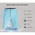 thumbnail image 6 of Visive Men's Hybrid Quick Dry Shorts - Stretch Fabric for Golf, Swimming, Hiking - Stylish Casual Wear - Big & Tall Sizes up to 44 - Versatile Land & Sea Comfort - Ultimate Comfort with Classic Fit, 6 of 7
