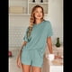 thumbnail image 5 of Conjunto de Pijama de Corta para Mujer, Color Azul , Talla L, 5 of 8