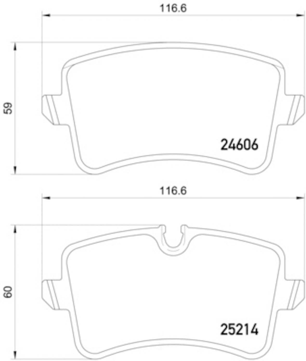 Hella 355016061 Disc Brake Pad Fits select: 2013-2018 AUDI A6 PREMIUM PLUS, 2017 PORSCHE MACAN