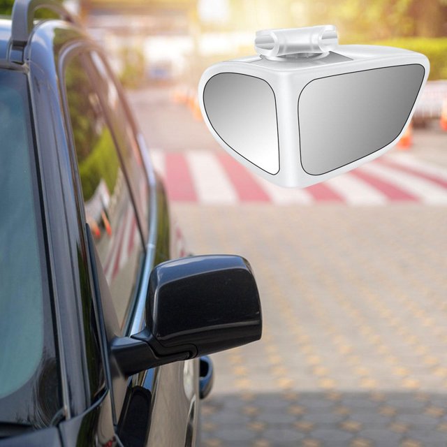 2x espejos retrovisores convexos de rotación de 360 grados ruedas delanteras traseras observación retrovisor auxiliar Universal para SUV Argén Yotijar espejo de punto ciego