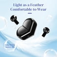 thumbnail image 7 of Heart Wireless Earbuds for Girls Kids, Cute Mini Tiny Small Invisible Earbuds Wireless Bluetooth for Small Ears Canals Women Rose Gold Kawai Blue Tooth Ear Buds for iPhone Android, 7 of 7