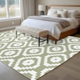 thumbnail image 4 of Area Rug for Living Room, Sage Green White Geometric Non-Slip Indoor Large Carpet for Bedroom/Dining Room, Modern Abstract Art Washable Low-Profile Rectangle Floor Runner Rugs - 5 x 7 Ft, 4 of 8