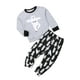 thumbnail image 2 of Conjunto de pijamas para niñas y niños Tops y pantalones Ropa de dormir Emparejamiento familiar navideño Nituyy GL714-QZ12610B3, 2 of 6