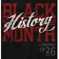 thumbnail image 2 of BHM Black Lives History Month Pride Plus Size Crewneck Graphic Tee Shirt Brisco Brands 5X, 2 of 6