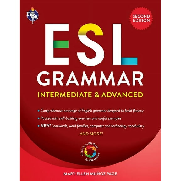 English as a Second Language ESL Grammar: Intermediate & Advanced, (Paperback)