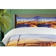thumbnail image 4 of Ambesonne United States Duvet Cover Set, St. Augustine, 2-Calking, Orange Blue Coral, 4 of 7
